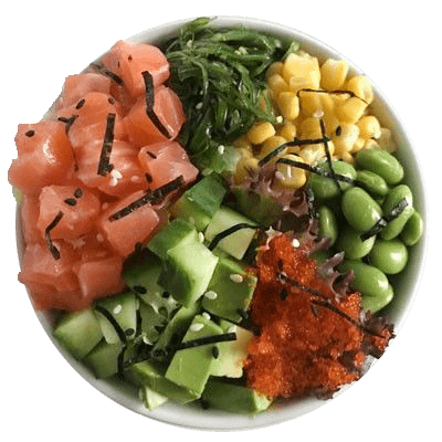 Poké bowl zalm