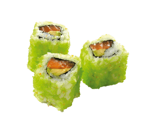 Wasabi Sake Maki ( 4 stuks )