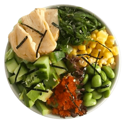 Poké bowl vegetarisch